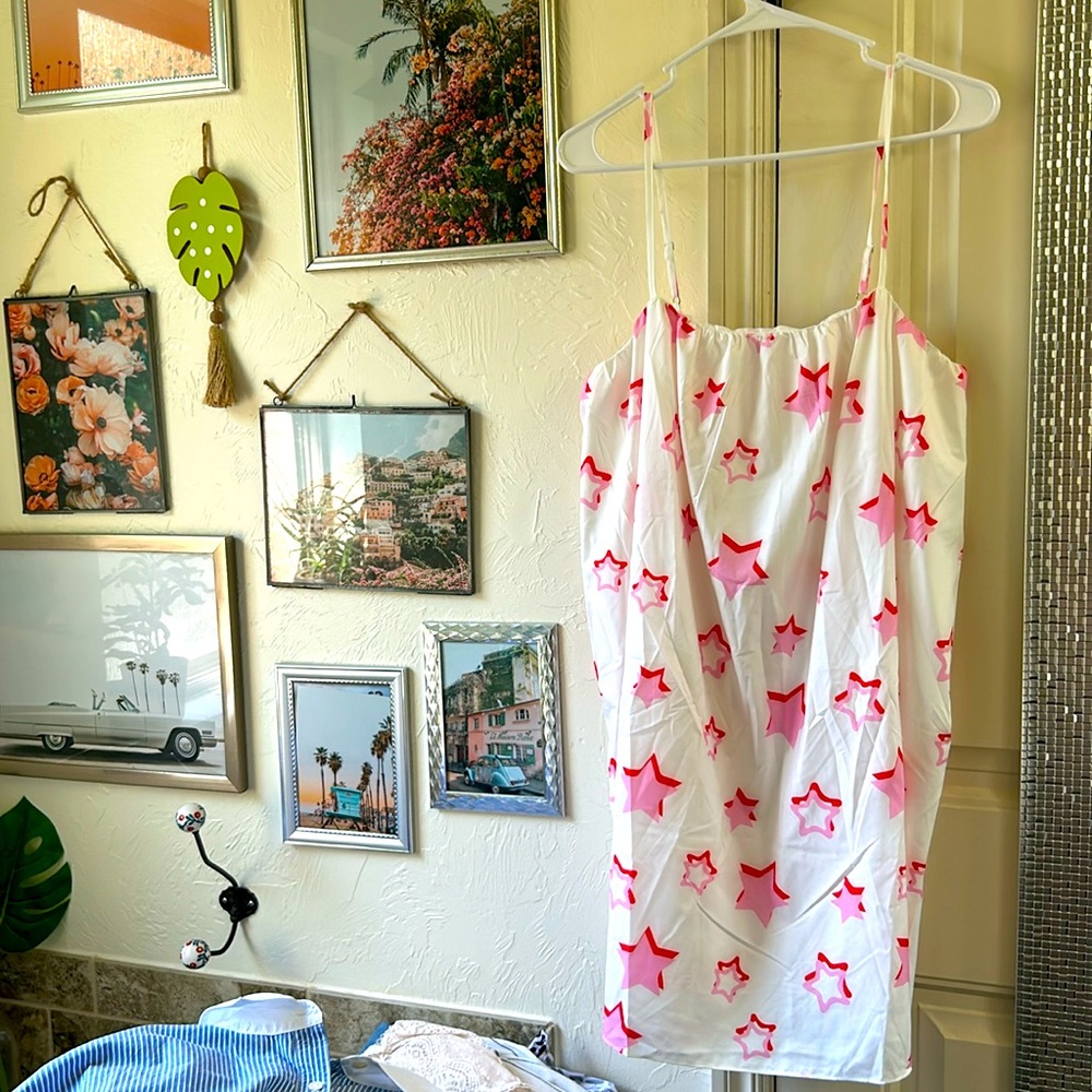 NWOT star slip dress